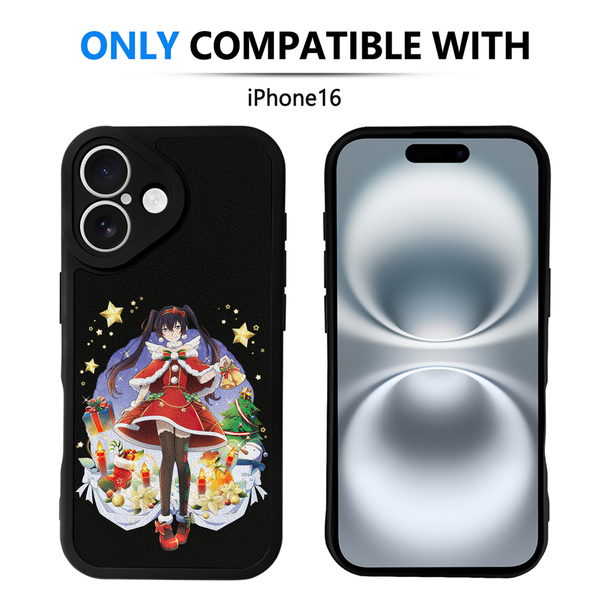 （画像用） 文豪ストレイドッグス Bungo Stray Dogs 【iPhone 16シリーズ対応】シリコンスマホケース（レザー調） 材質：シリコン
